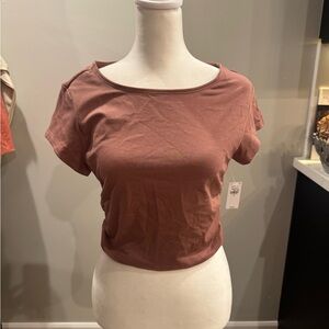 Old Navy Rust Crop Top